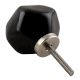 Solid Black Octagon Ceramic Knobs Online